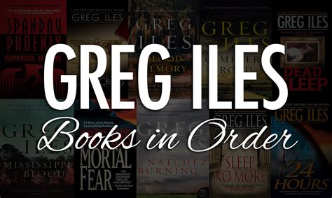 do you need to read greg iles books in order?