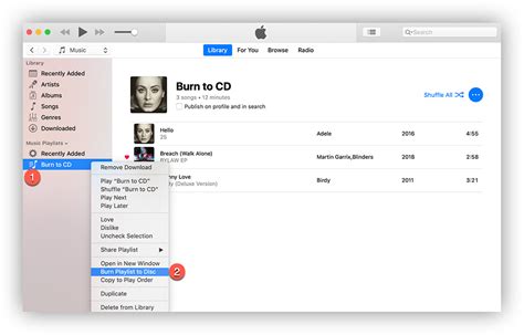 how to burn apple music to cd